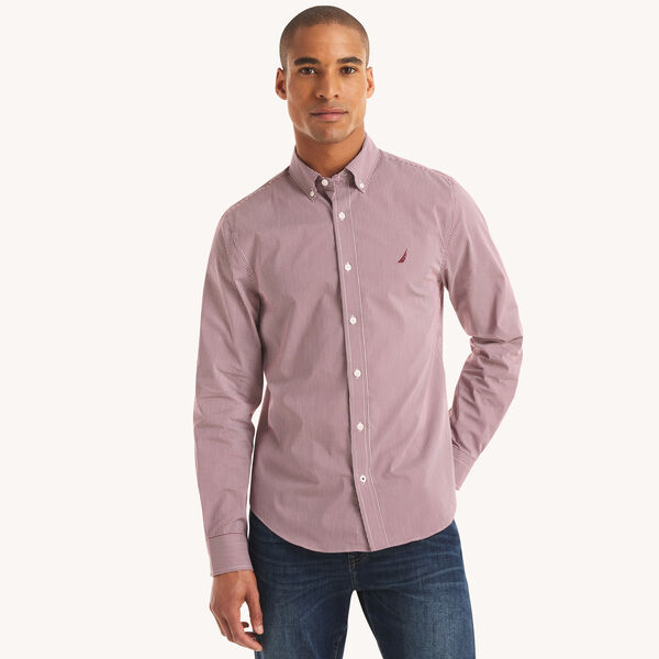 Classic Fit Wrinkle-Resistant Plaid Shirt