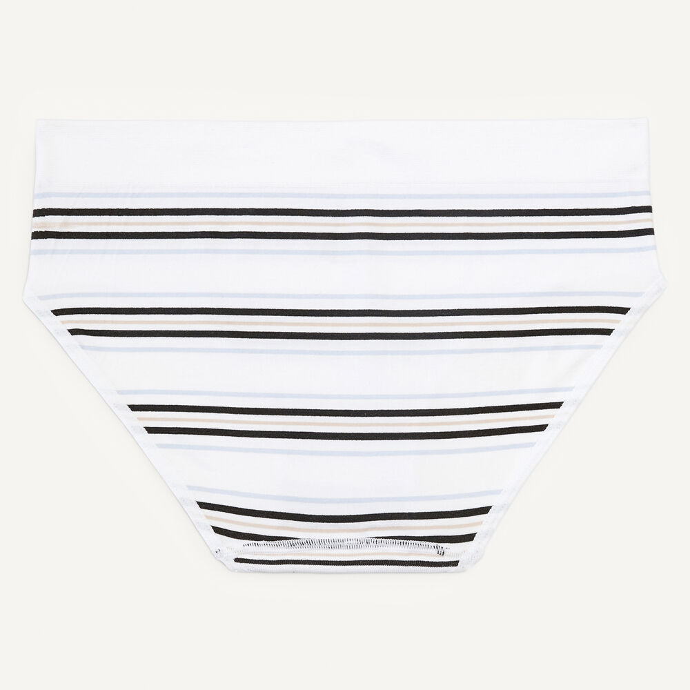 Seamless Hipster Brief, 5-Pack,Antique White Wash,large