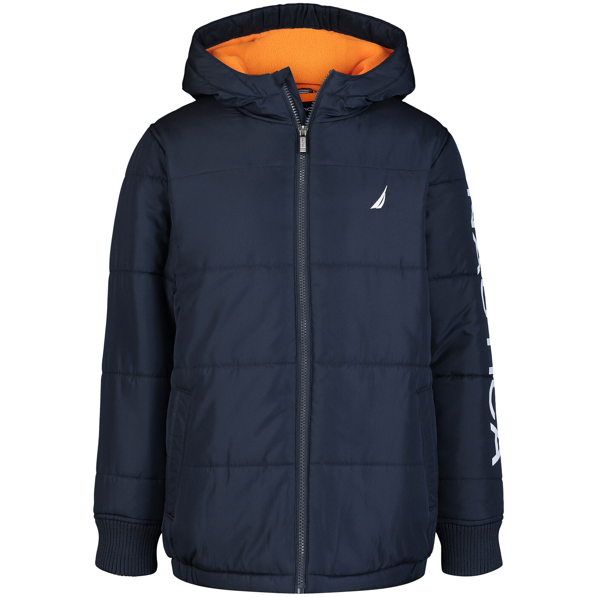 Boys' Solid Bubble Jacket (8-20),Aquadream,large