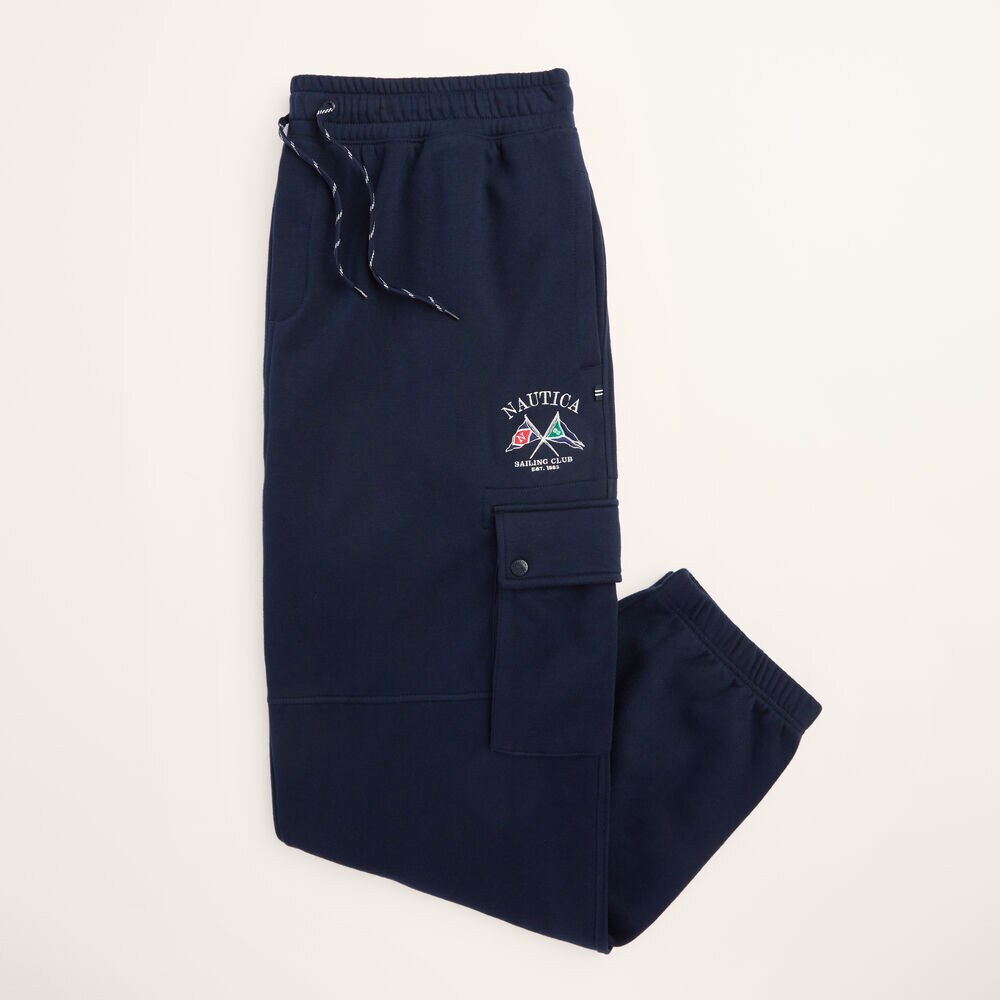 Big & Tall Sustainably Crafted Cargo Jogger,Stellar Blue Heather,large