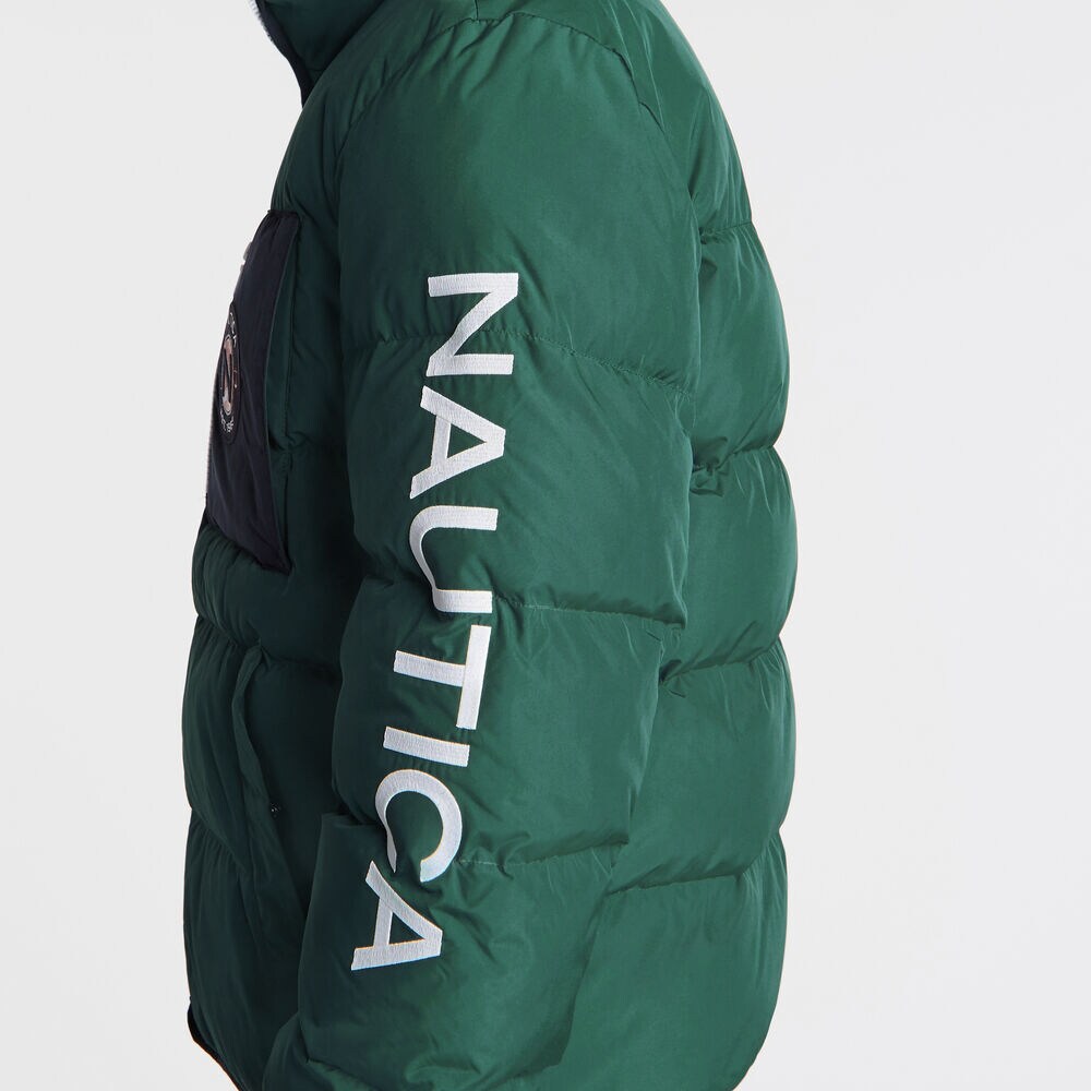 PUFFER TEMPASPHERE JACKET,Olive,large