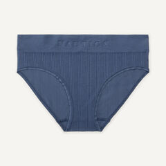 Ribbed Seamless Hipster Brief, 5-Pack,Buoy Red,large