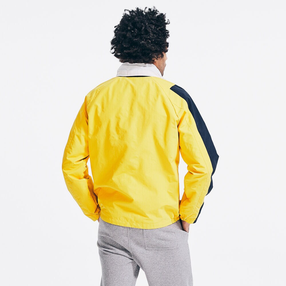 LIGHTWEIGHT LOGO WINDBREAKER JACKET,Old Gold,large
