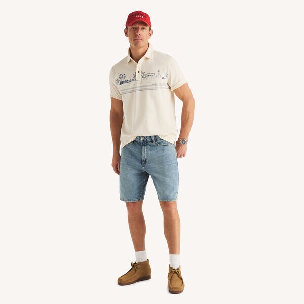 Classic Fit Printed Polo