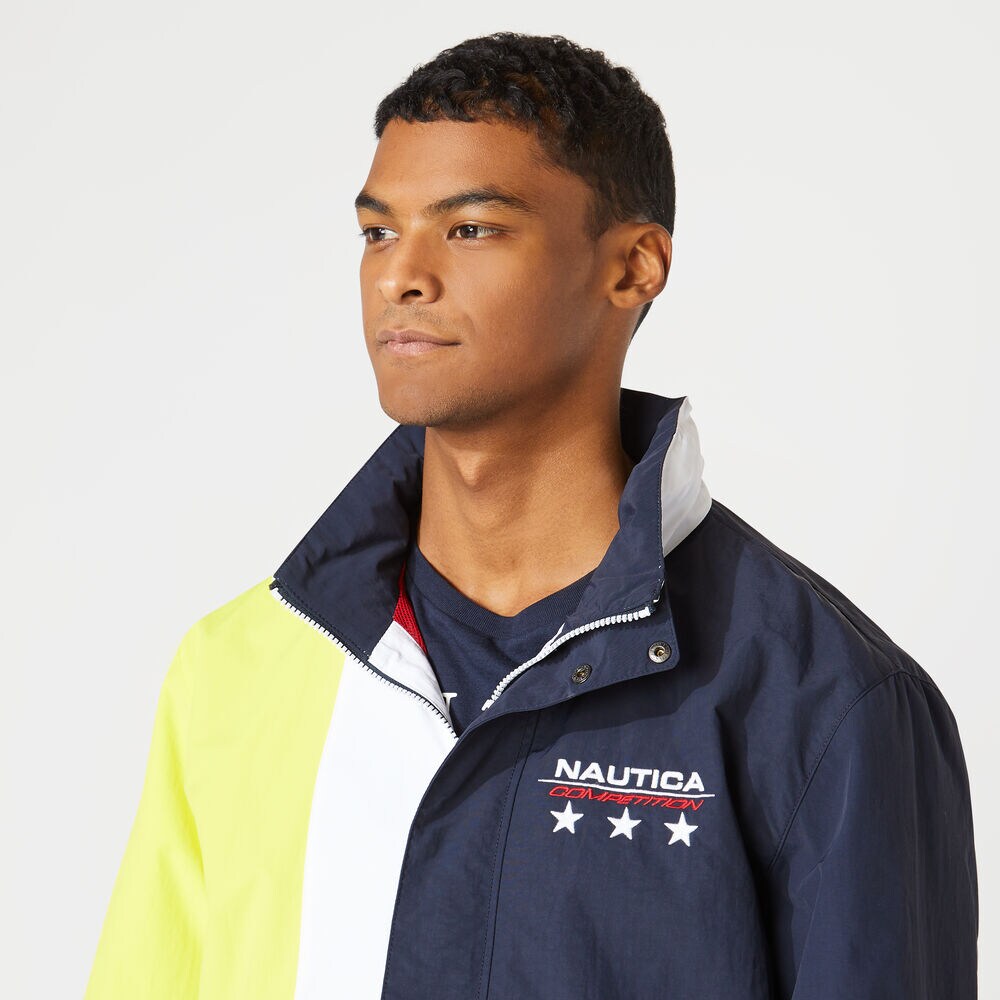 COMPETITION COLORBLOCK JACKET,Navy,large