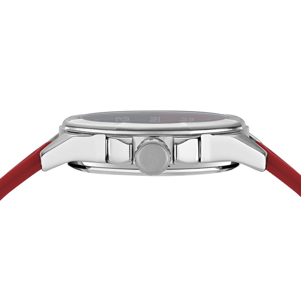SILICONE 3-HAND WATCH,Multi,large