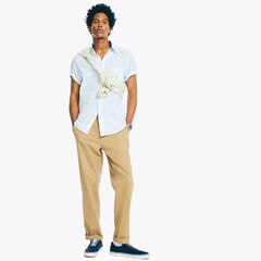 Big & Tall Solid Oxford Shirt,Sea Mist,large