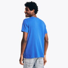 Sustainably Crafted Sunset Vibes Graphic T-Shirt,Bright Cobalt,large