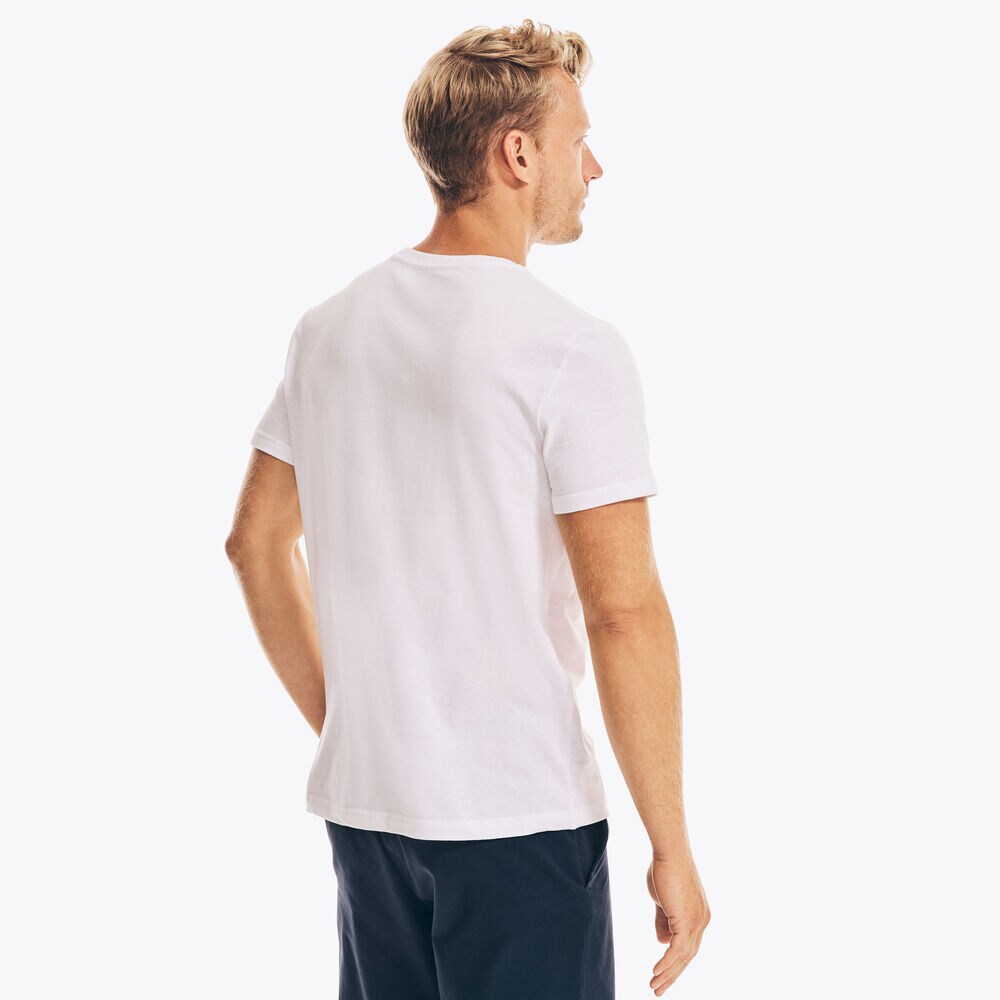 SAILING IS FREEDOM GRAPHIC T-SHIRT,Bright White,large