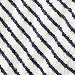STRIPE BUTTON-SHOULDER KNIT TOP,Marshmallow,large