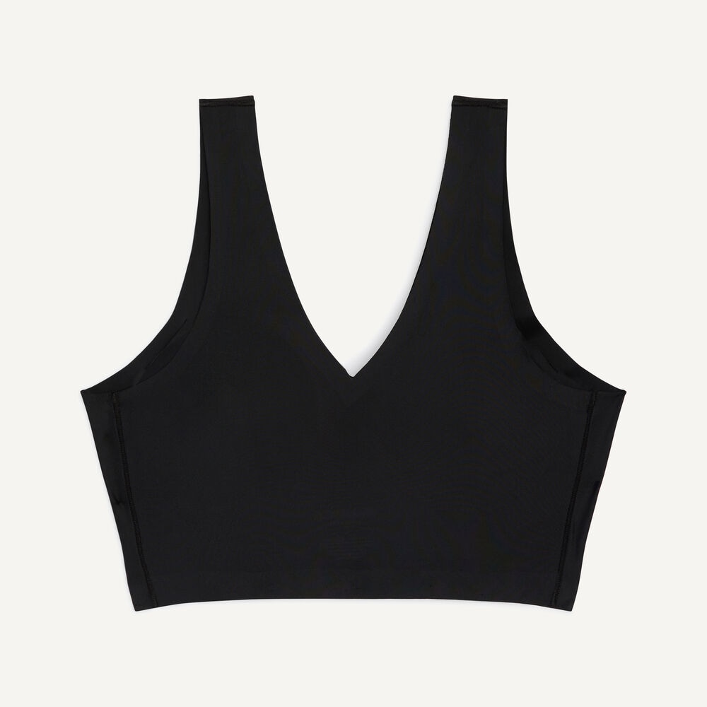 Laser-Cut Bralette, 3-Pack,Bow Burgundy,large