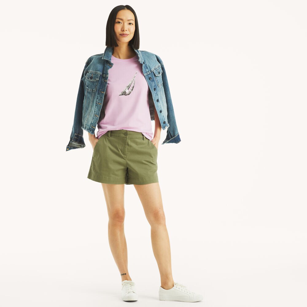 Sequin Gradient Graphic T-Shirt,Electric Purple,large