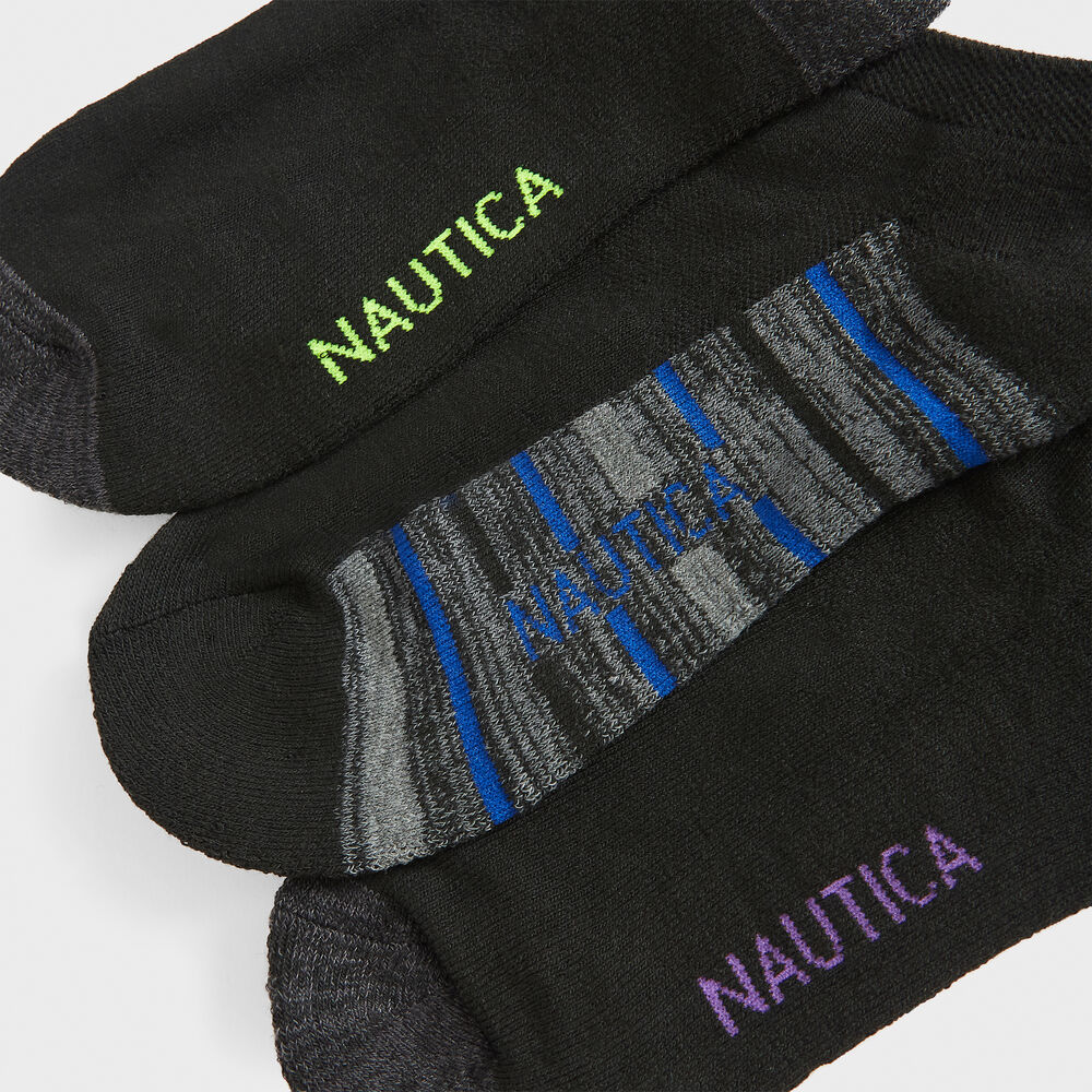 ATHLETIC LOW CUT SOCKS, 6-PACK,Multi,large