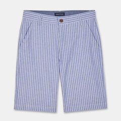 LITTLE BOYS' TREYLOR STRIPED SHORTS (4-7),Pure Deep Sea Wash,large