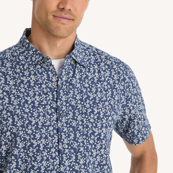 Floral Print Short-Sleeve Shirt