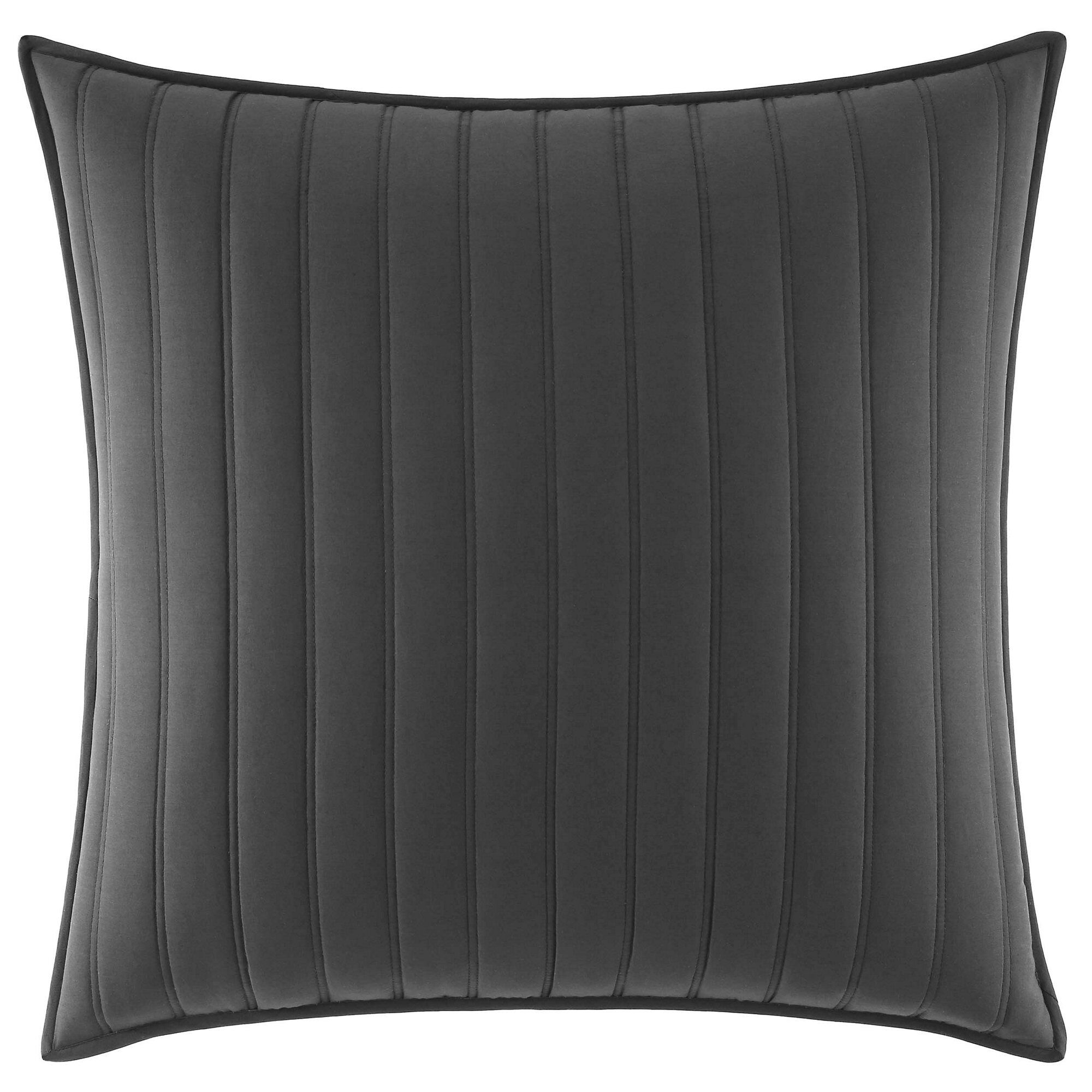 Chatfield Euro Pillow Sham,Charcoal,large