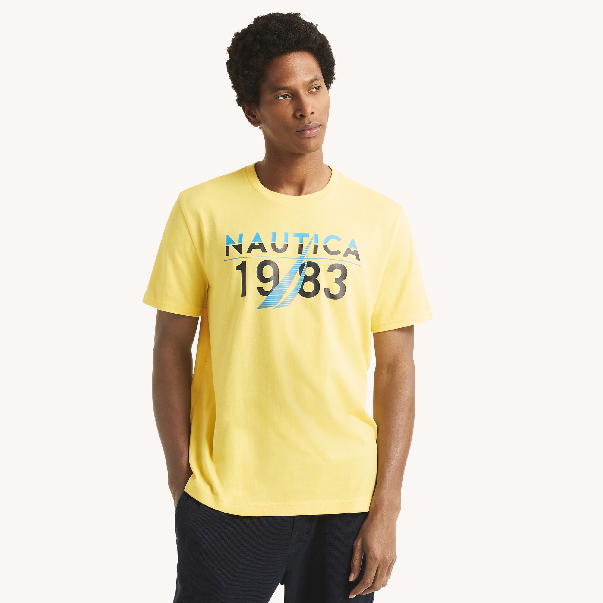Since 1983 Sleep T-Shirt,Golden Apricot,large