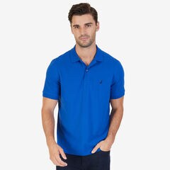 Classic Fit Cooling Performance Polo Shirt,J Navy,large