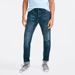 STRAIGHT FIT STRETCH DENIM,Lakeside Indigo Denm Wash,large