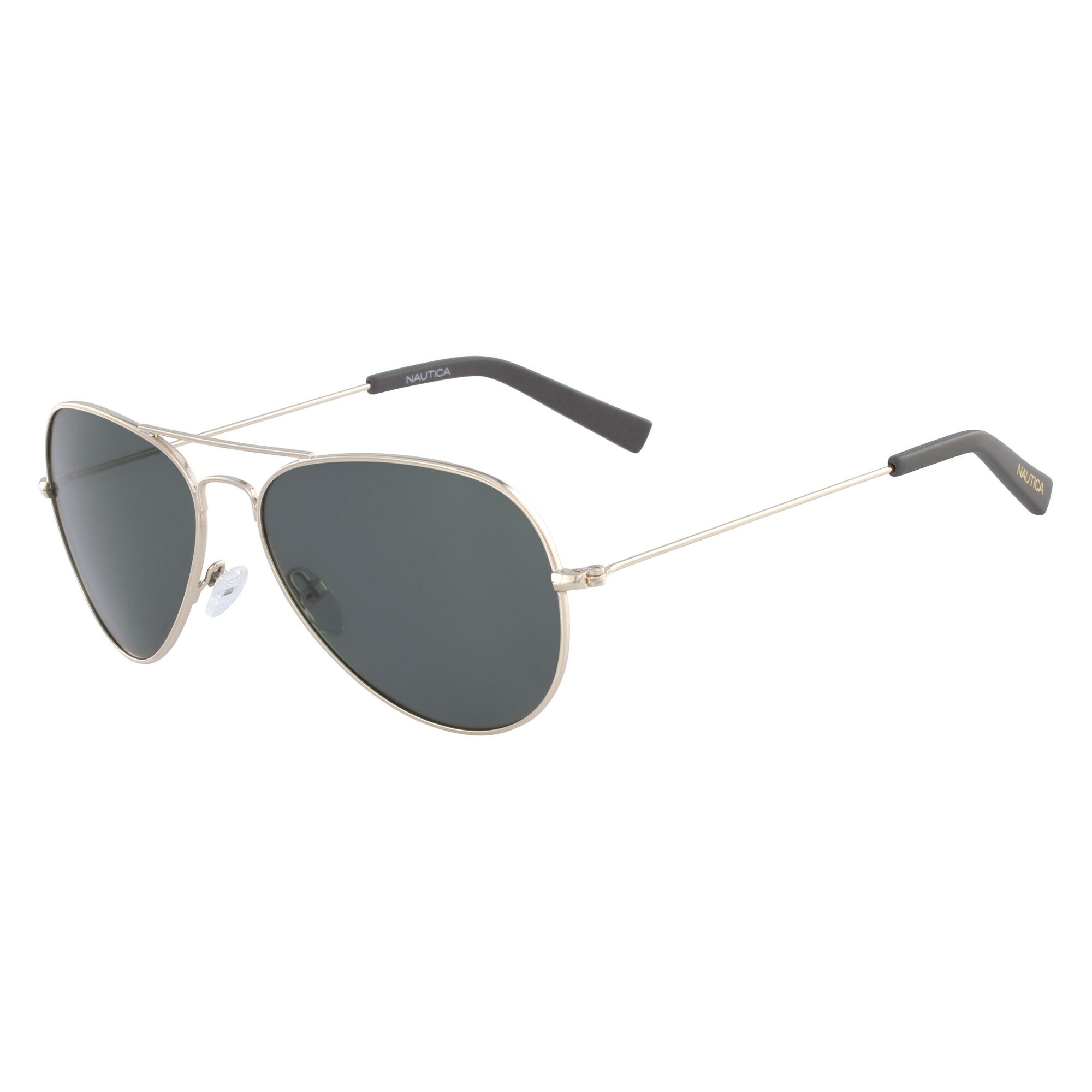 Nautica Classic Aviator Sunglasses with Gold Frame N2236S_8403
