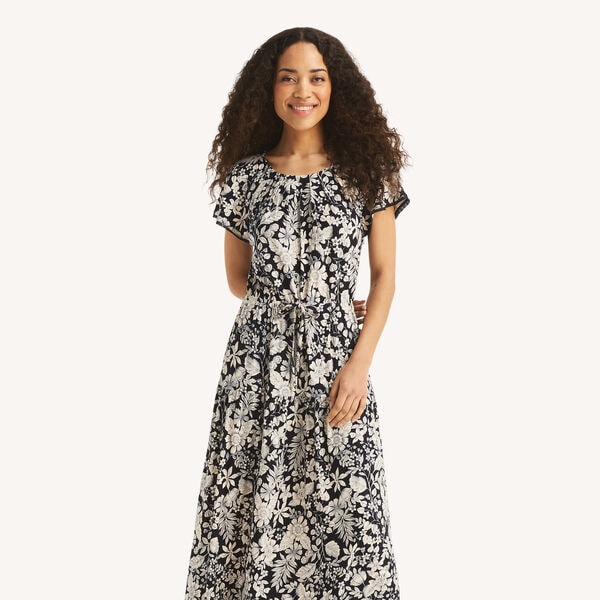 Printed Tiered Dress