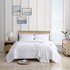 Brigg White King Quilt-Sham Set,Antique White Wash,large