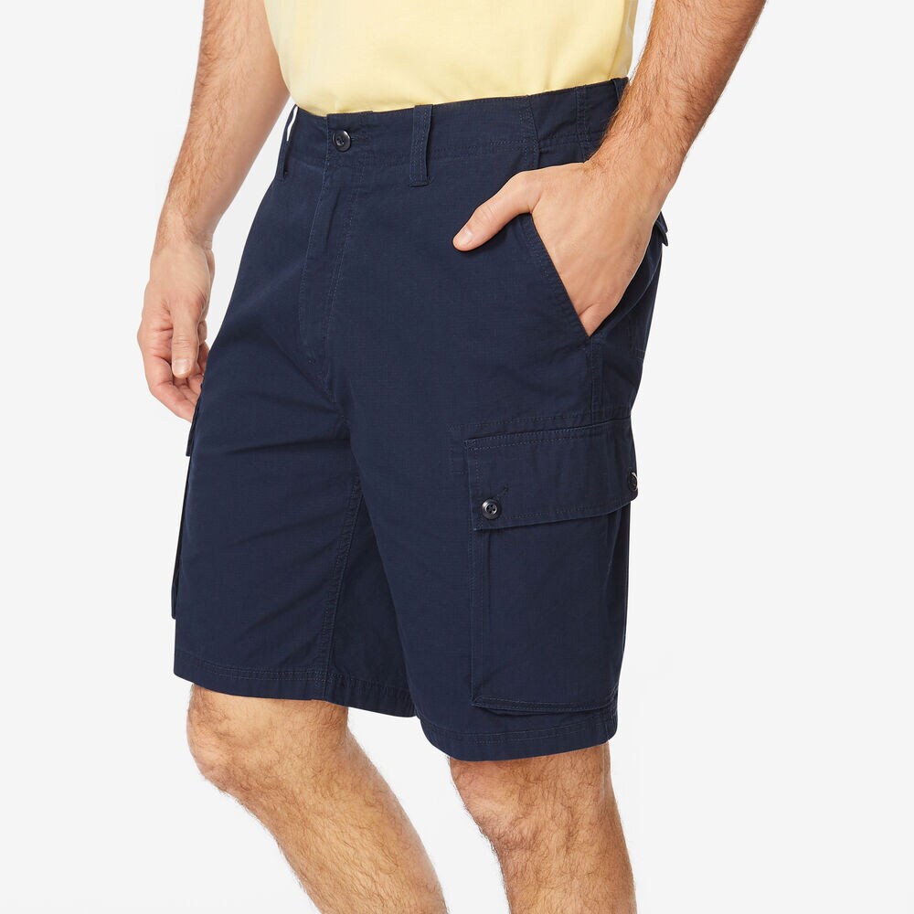 9.5" RIPSTOP CARGO SHORT,Navy,large