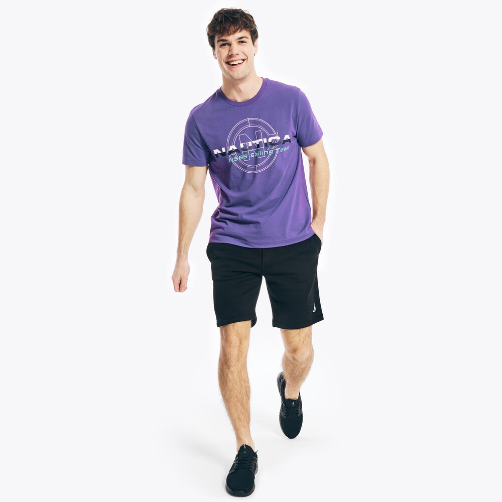 COMPETITION SUSTAINABLY CRAFTED SAILING TEAM GRAPHIC T-SHIRT,Pier Purple Heather,large