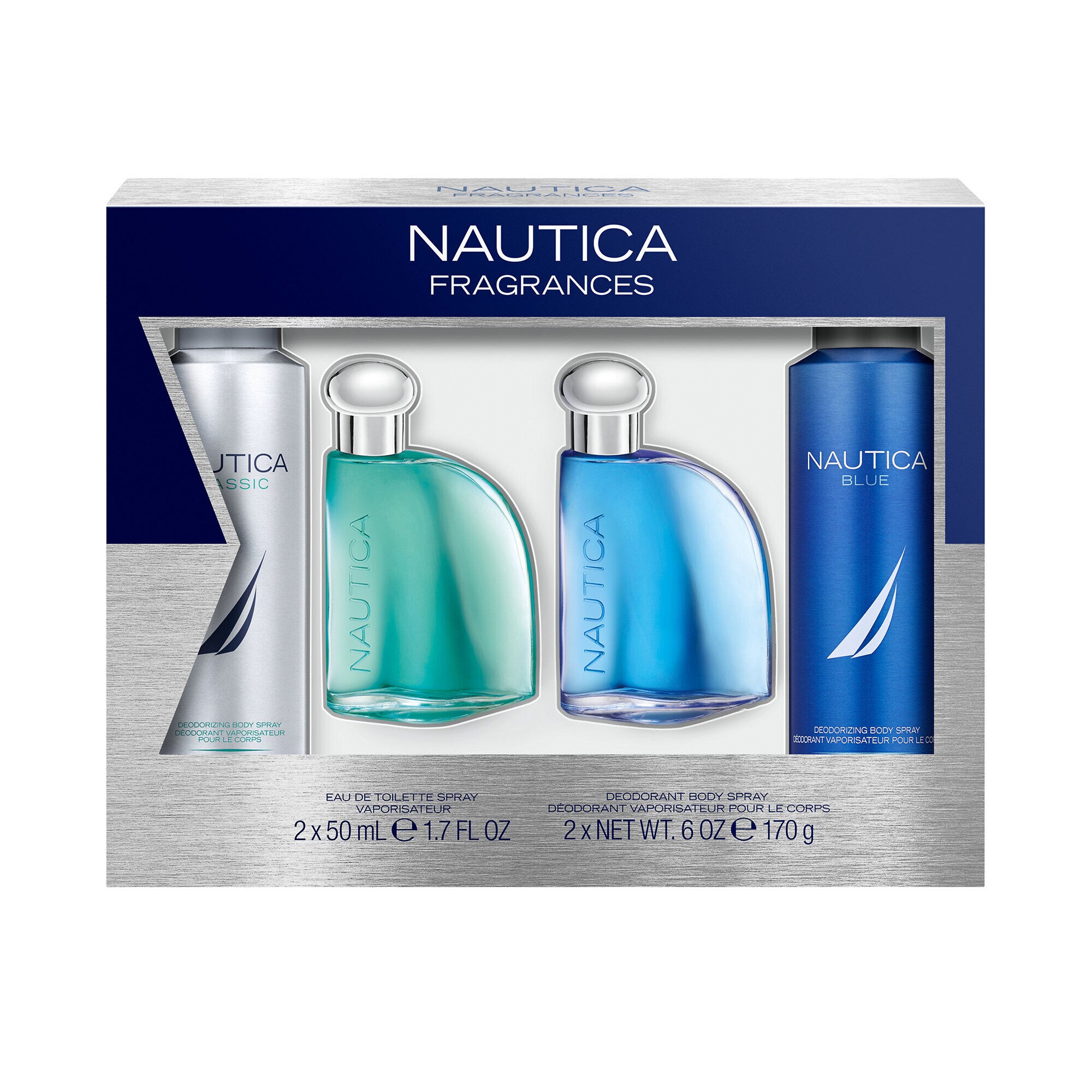Nautica Omni 4-Piece Fragrance Set,Multi,large