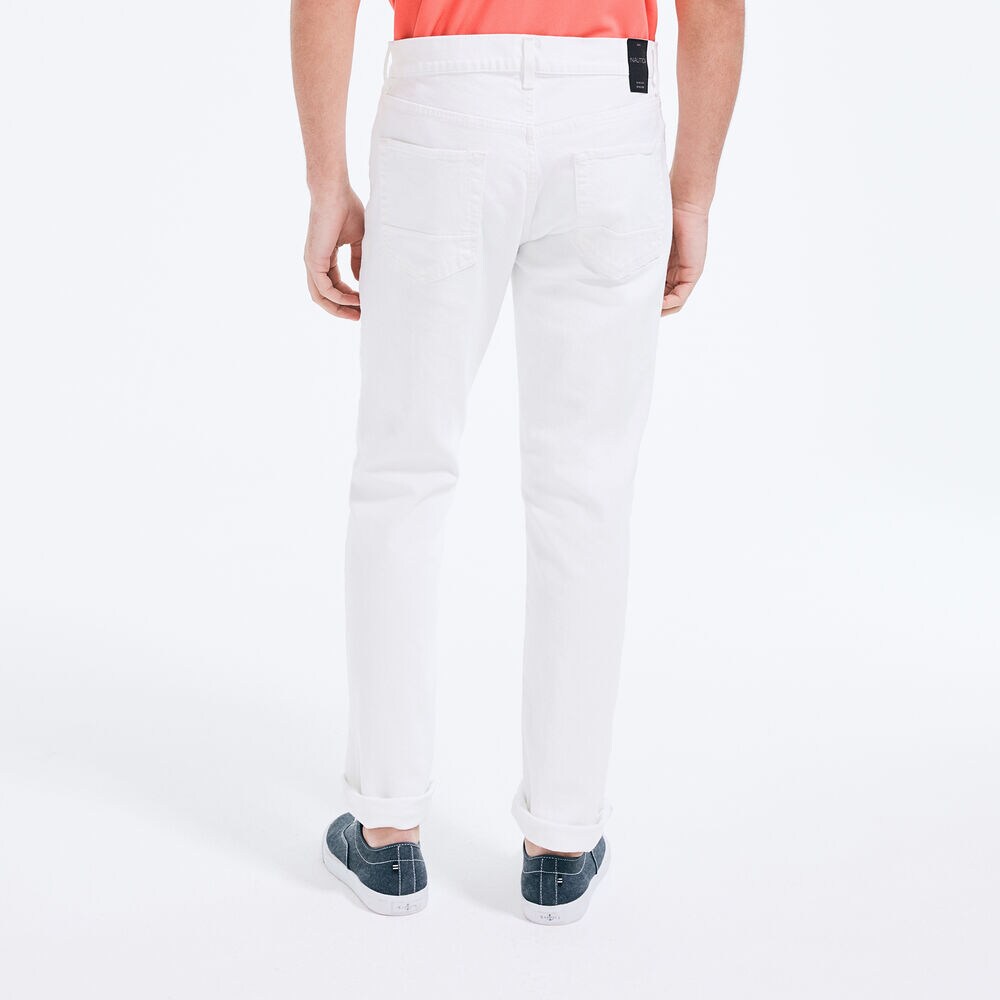 STRAIGHT FIT FROST WHITE JEANS,Frost White Wash,large