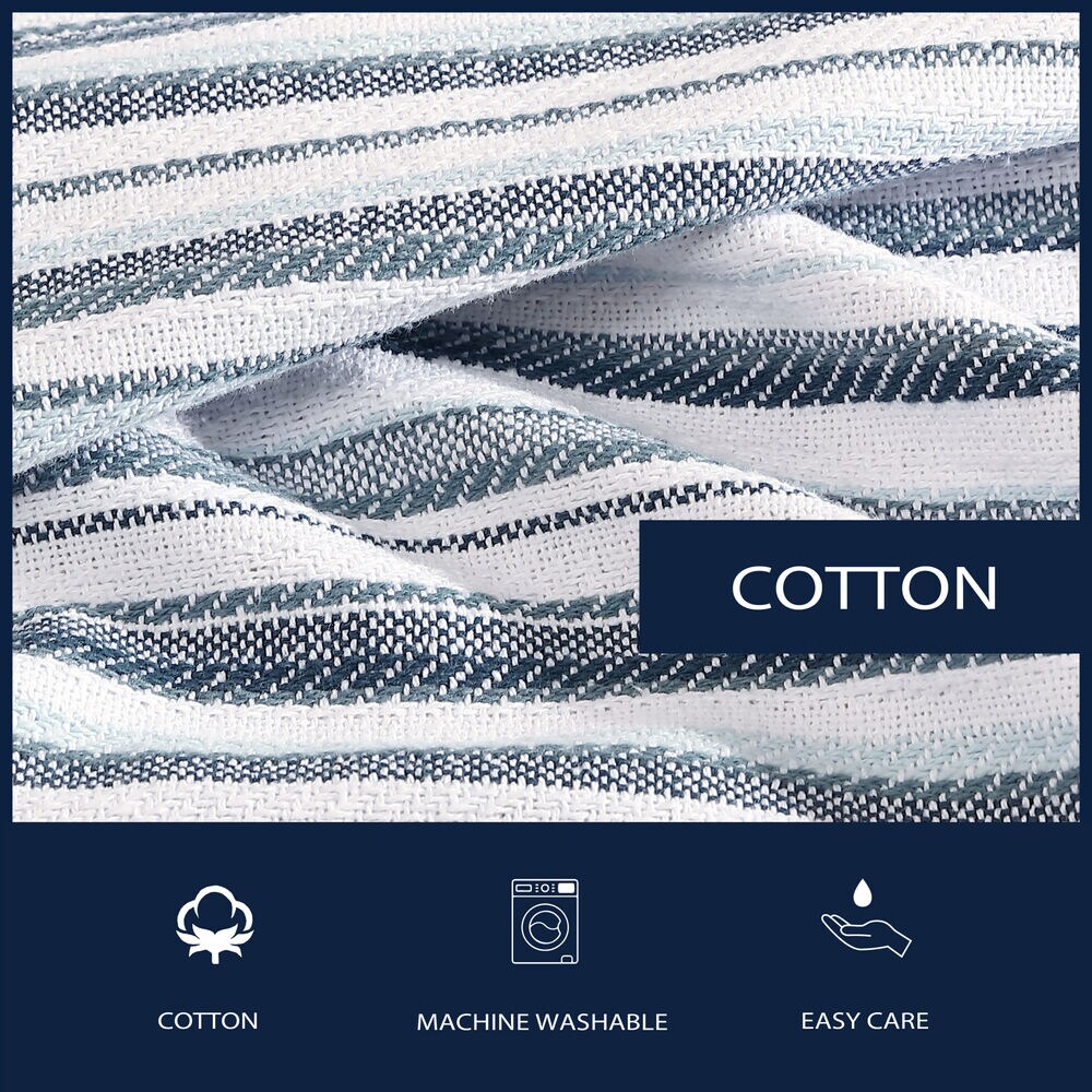 Pembrook Blue Full/Queen Blanket,Navy Dusk,large