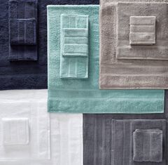 OCEANE TURQUOISE 6-PIECE ANTIBACTERIAL TOWEL SET,Multi,large