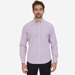 Classic Fit Windward Plaid Shirt,Pale Coral,large