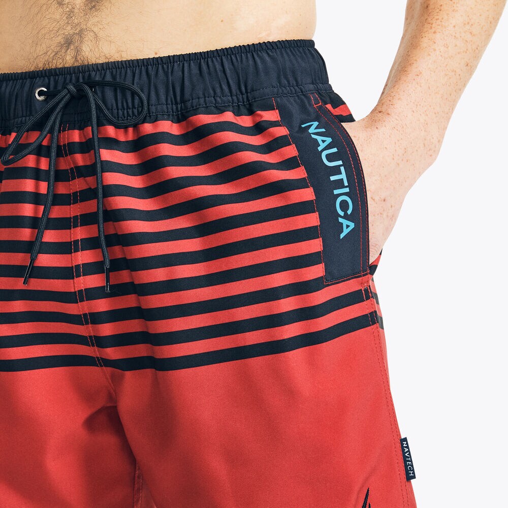 NAVTECH SUSTAINABLY CRAFTED 6" PRINTED SWIM,Nautica Red,large