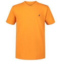 Little Boys' V-Neck T-Shirt (4-7),Navigator Orange,large