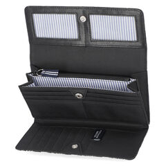MONEY MANAGER CONTINENTAL WALLET,Black,large