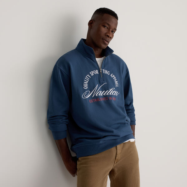 French Terry Logo Quarter-Zip