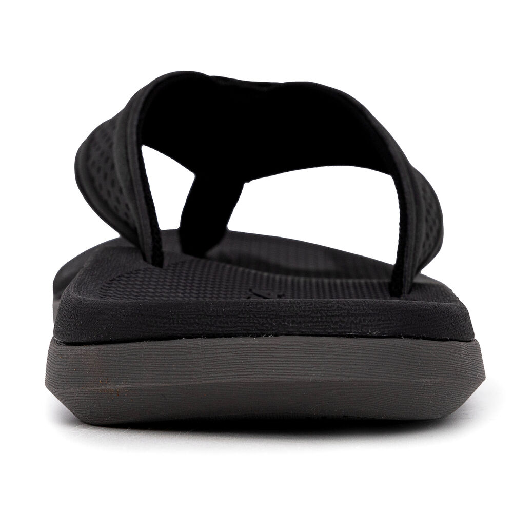 Perforated Flip-Flop,Black,large