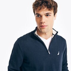 Navtech Quarter-Zip Sweater,Navy,large