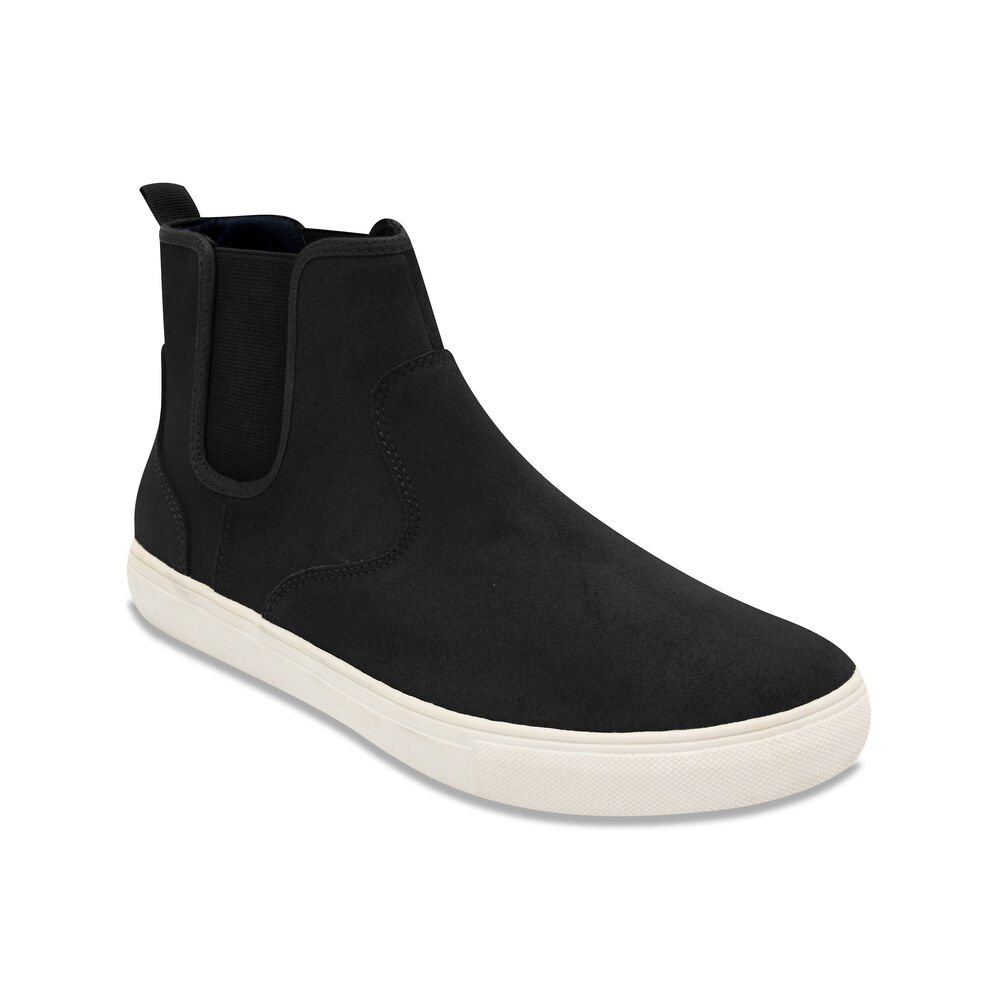 Cutwater Slip-On High-Top Sneakers,Black,large