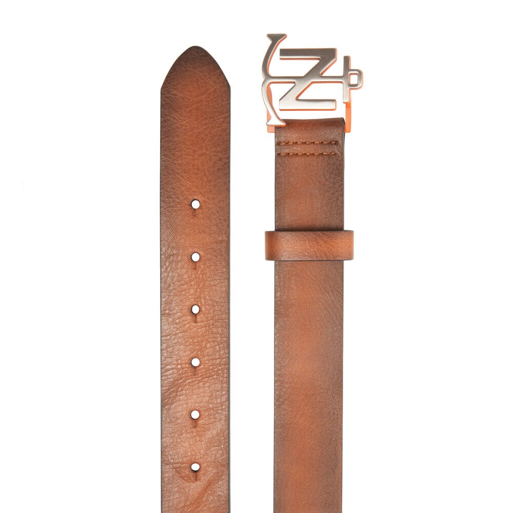 LOGO PLAQUE BELT,Military Tan,large