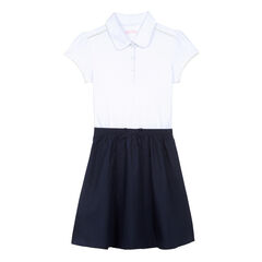 Girls’ Uniform-Ready Twofer Dress (7-16),Crystal Bay Blue,large