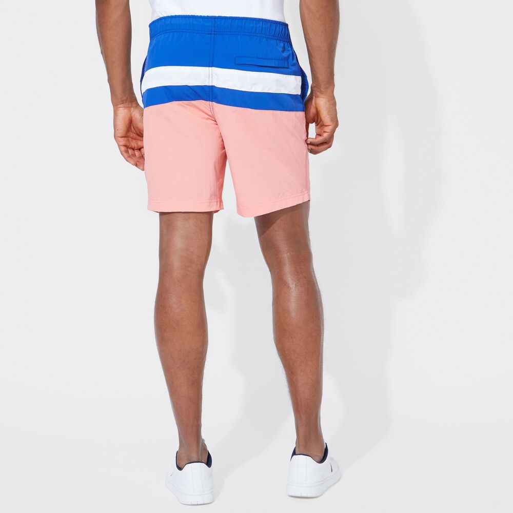 8" COLORBLOCK QUICK-DRY SWIM,Pale Coral,large