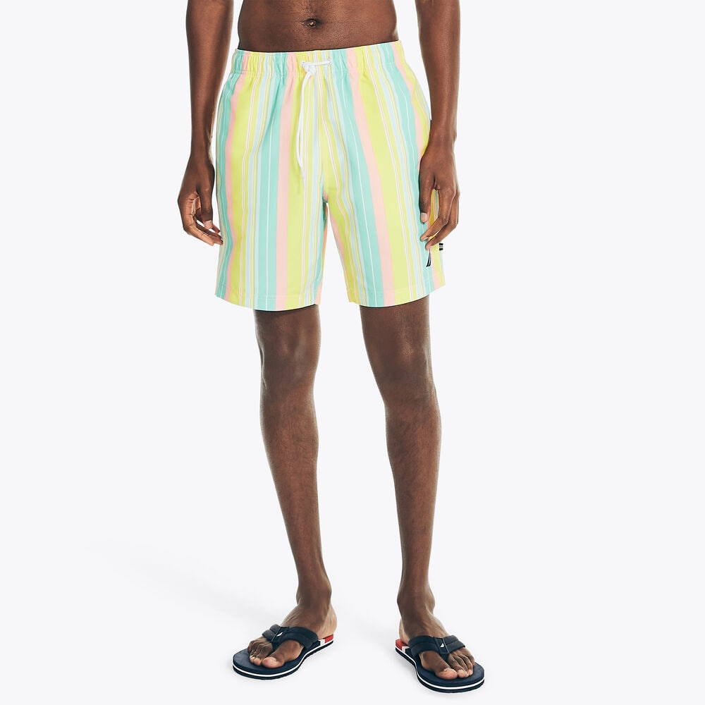 8" STRIPED SWIM,Pool Side Aqua,large