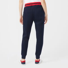 STRIPED WAISTBAND KNIT JOGGER,Stellar Blue Heather,large
