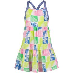 Little Girls' Printed Tiered Dress (4-6X),Antique White Wash,large