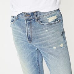 NAUTICA JEANS CO. ORIGINAL RELAXED FIT DENIM IN DISTRESSED BLUE,Distressed Blue Wash,large
