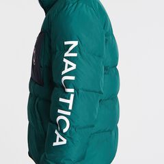 BIG & TALL PUFFER JACKET WITH TEMPASPHERE,Olive,large