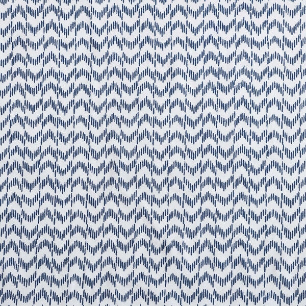 Ikat Wave Blue Twin XL Sheet Set