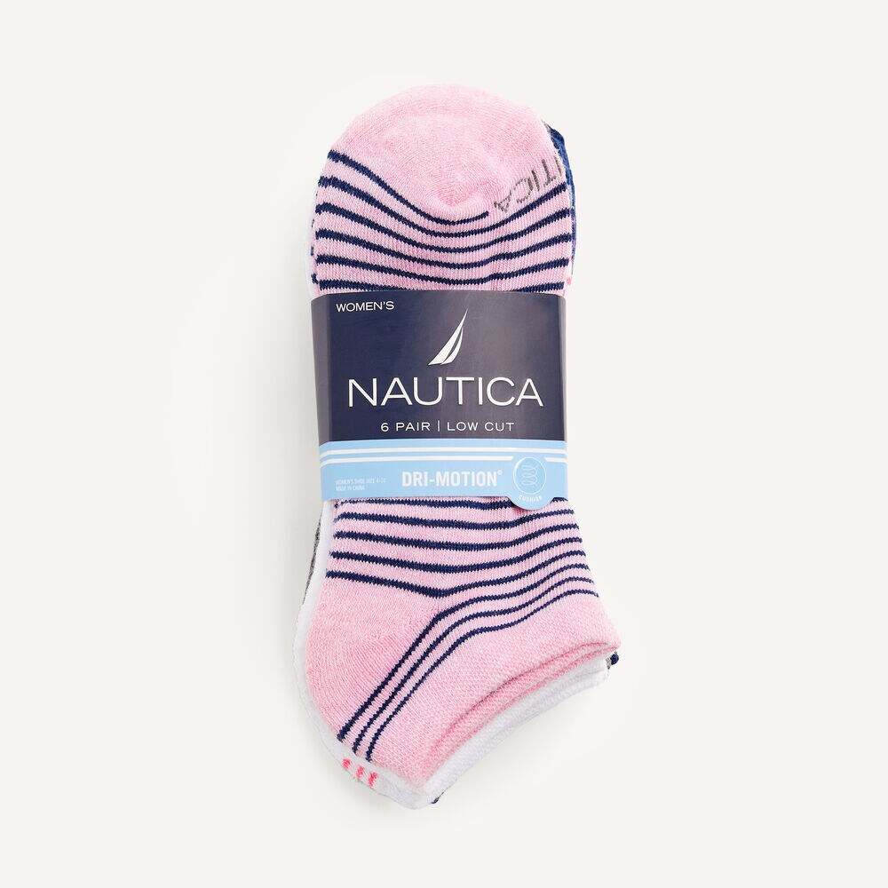 ATHLETIC LOW-CUT SOCKS, 6-PACK,Multi,large